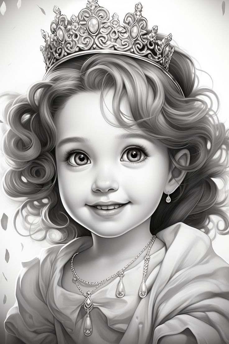 Princess Cute Color Pages Princess Cute Color Pages