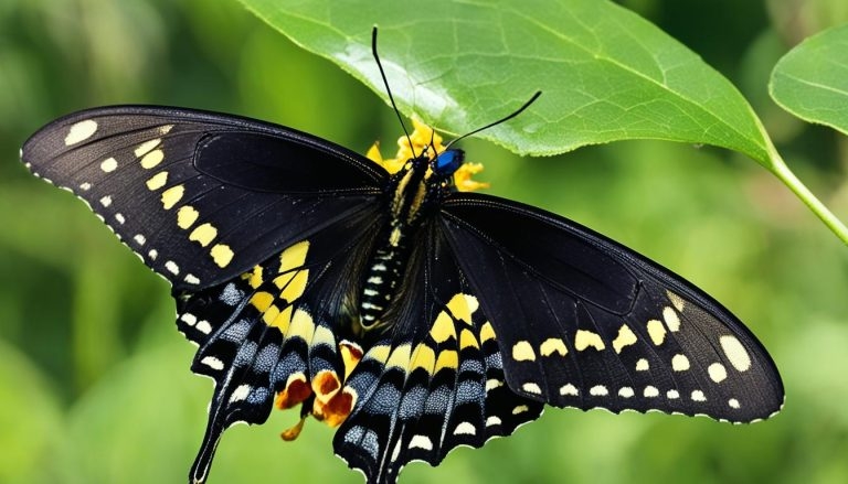 black swallowtail life cycle