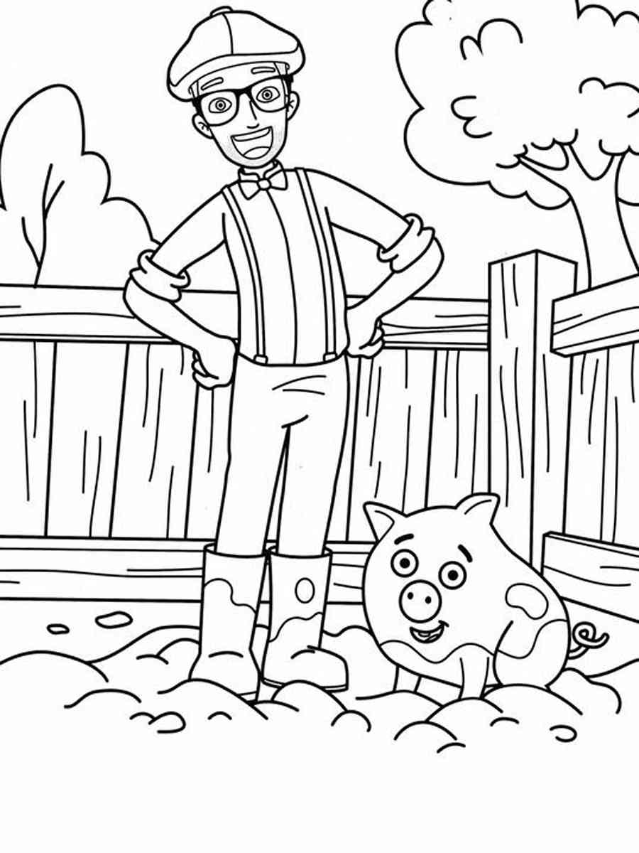Blippi Coloring Pages Free Printable Blippi Coloring Pages Free Printable