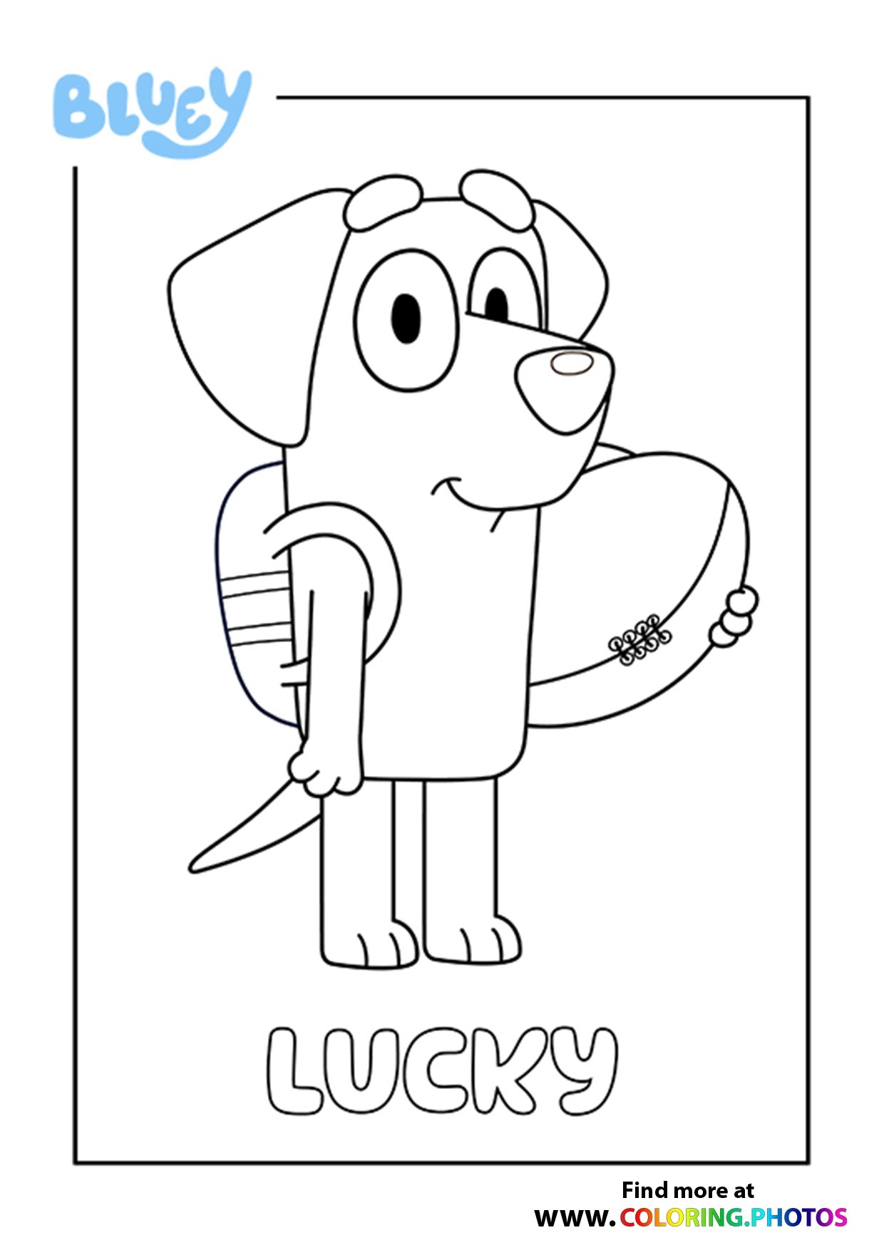 bluey coloring sheets free bluey coloring sheets free