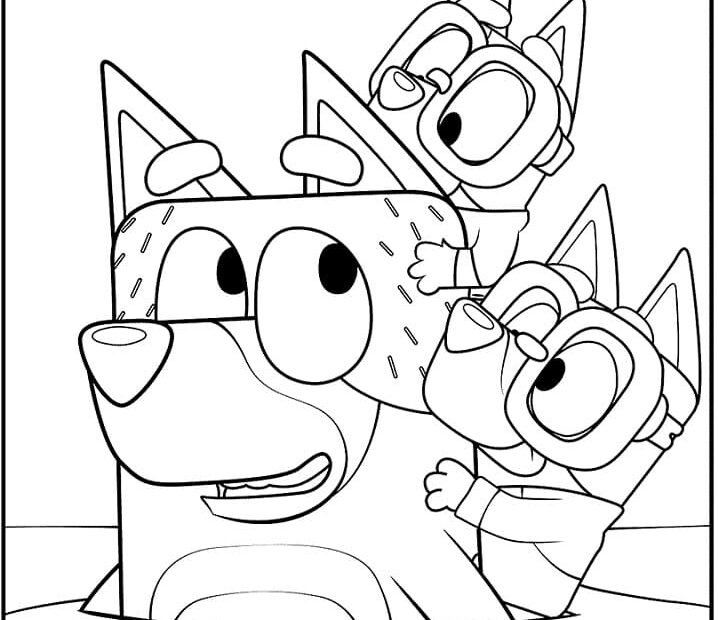 Bluey Coloring Page Free Printable Coloring Pages For Kids