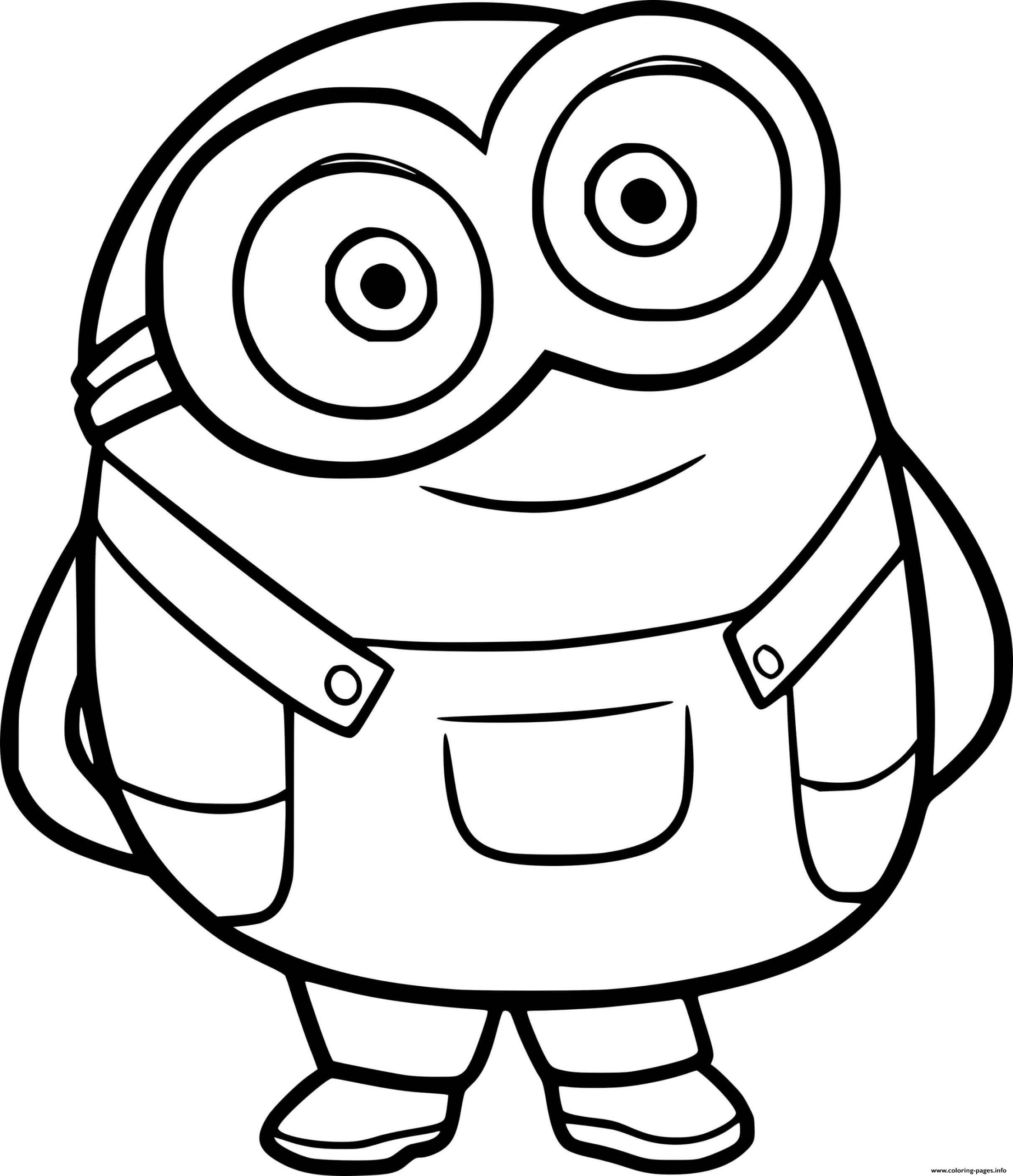 minion coloring sheets free printable