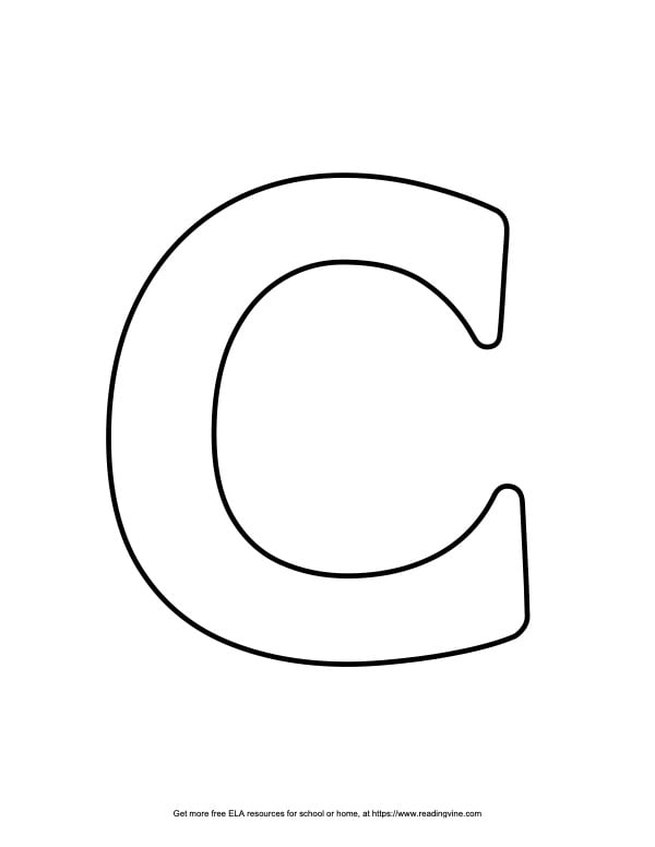 Bubble Letter C 19 Free Printable Styles Bubble Letter C 19 Free Printable Styles