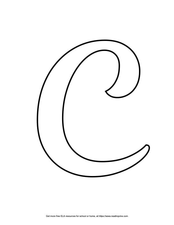 Bubble Letter C 19 Free Printable Styles Bubble Letter C 19 Free Printable Styles