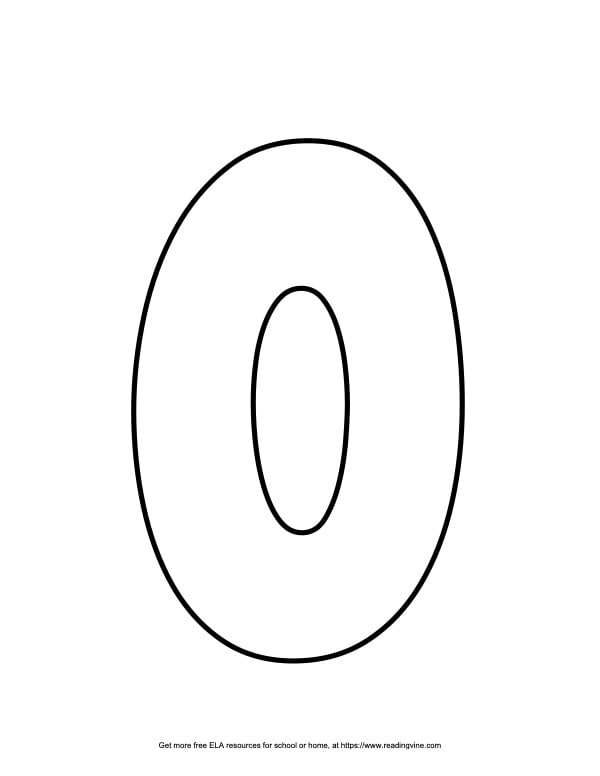 Bubble Letter O 19 Free Printable Styles Bubble Letter O 19 Free Printable Styles