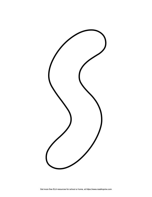 Bubble Letter S 19 Free Printable Styles