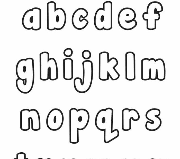 Bubble Tracing Letters Printable TracingLettersWorksheets Letter