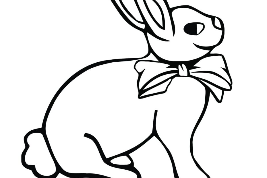 Bunny Rabbit Coloring Pages Images Animal Place