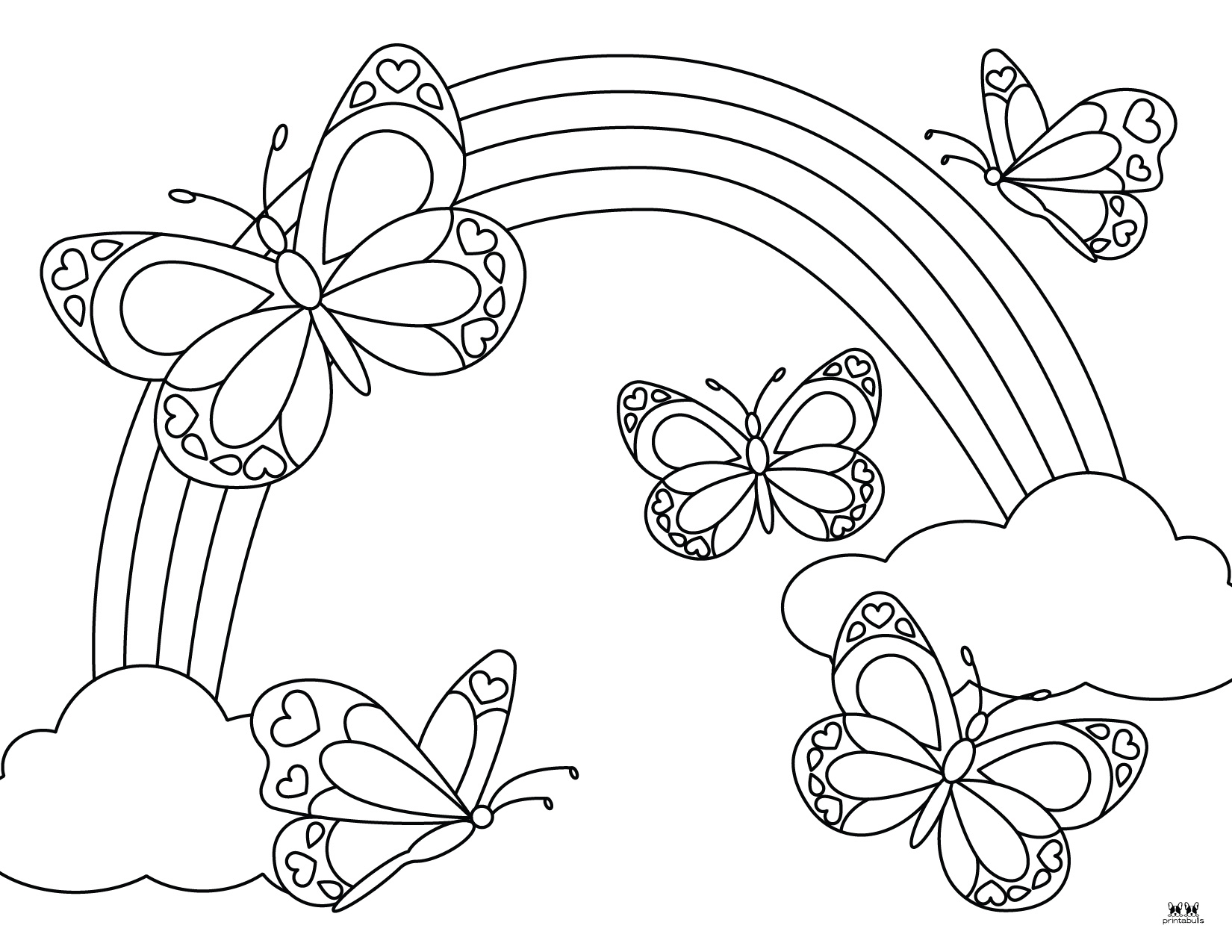 Butterfly Coloring Pages 50 FREE Pages Printabulls Butterfly Coloring Pages 50 FREE Pages Printabulls