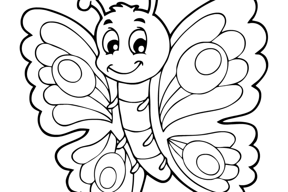 Butterfly Coloring Sheet Turtle Diary