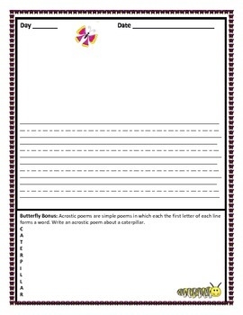 Butterfly Life Cycle Observation Journal Butterfly Life Cycle Observation Journal