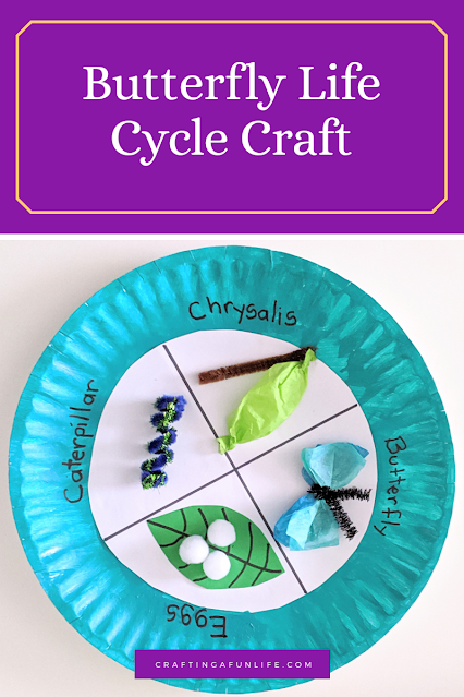 Butterfly Life Cycle Paper Plate Craft Butterfly Life Cycle Paper Plate Craft