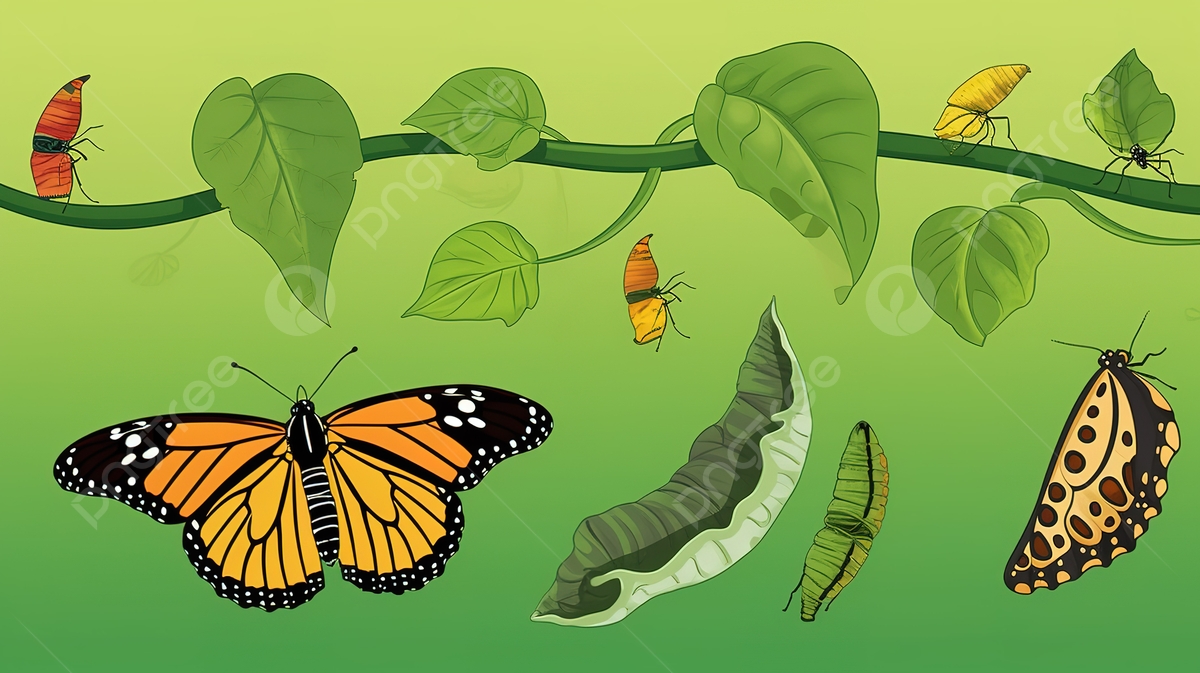Life Cycle of a Butterfly Template Life Cycle of a Butterfly Template