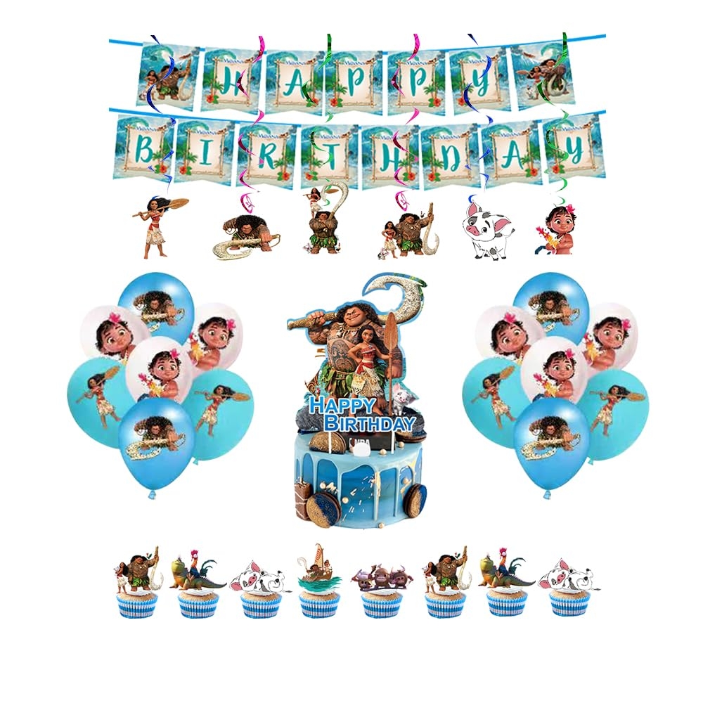 Buy Princess Moana Birthday Decorations Moana Birthday Decoration Buy Princess Moana Birthday Decorations Moana Birthday Decoration