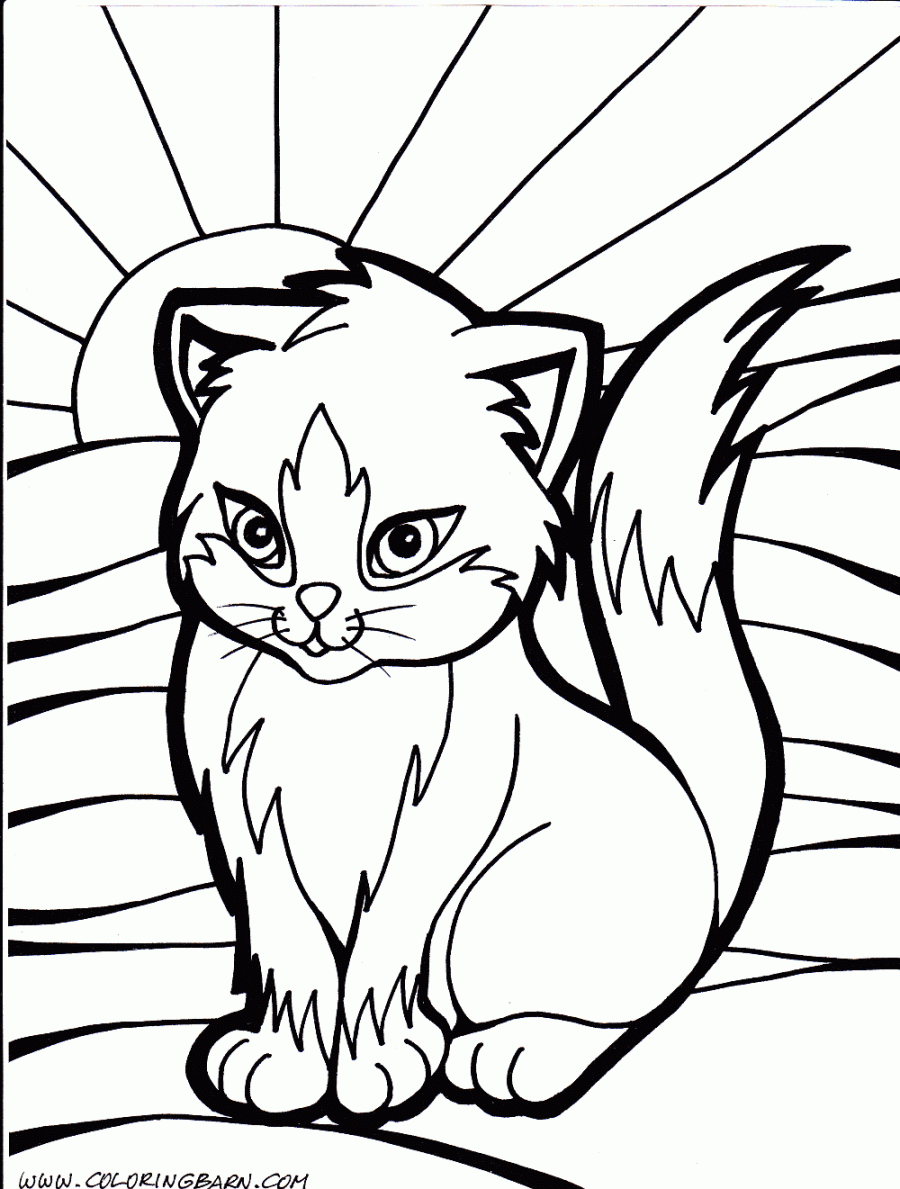 Cat And Kitten Coloring Pages Coloring Home Cat And Kitten Coloring Pages Coloring Home