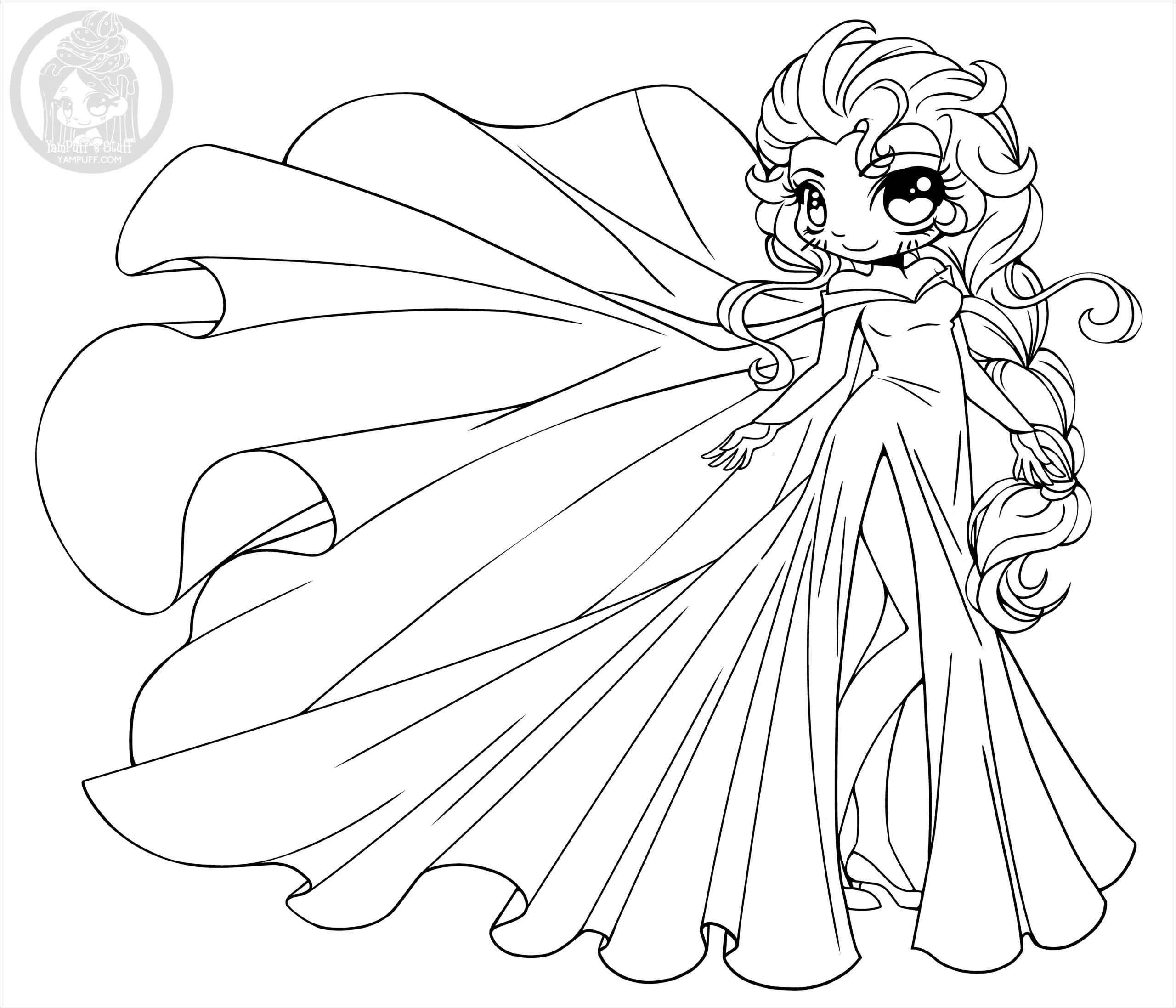 Chibi Coloring Pages ColoringBay Chibi Coloring Pages ColoringBay