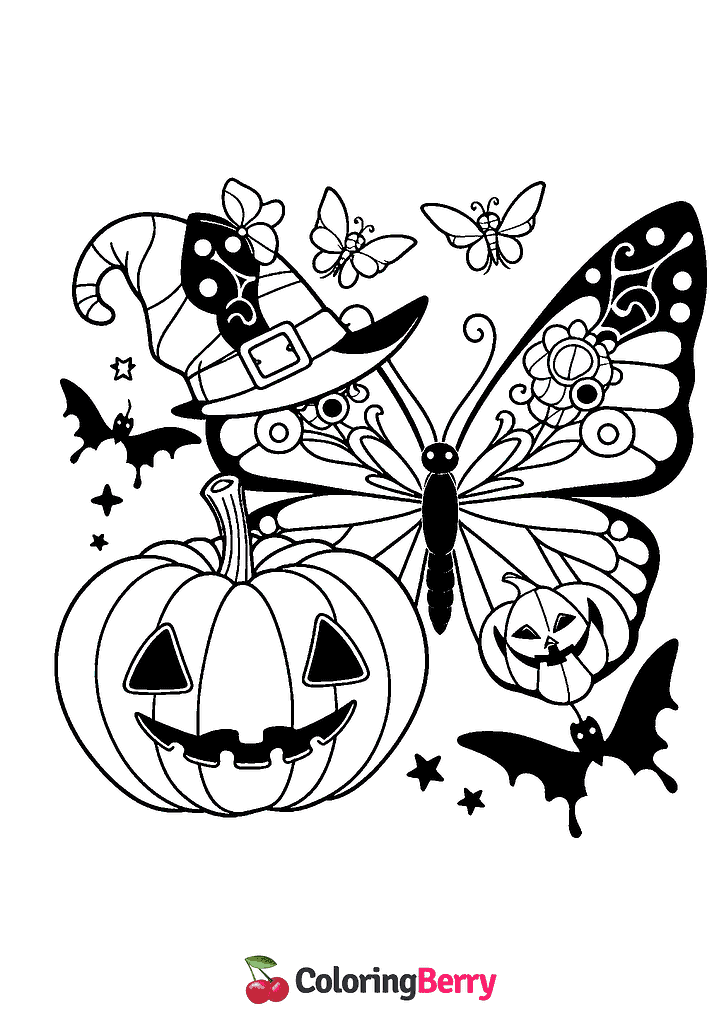Christmas Butterfly Coloring Page Free PDF Printable Christmas Butterfly Coloring Page Free PDF Printable