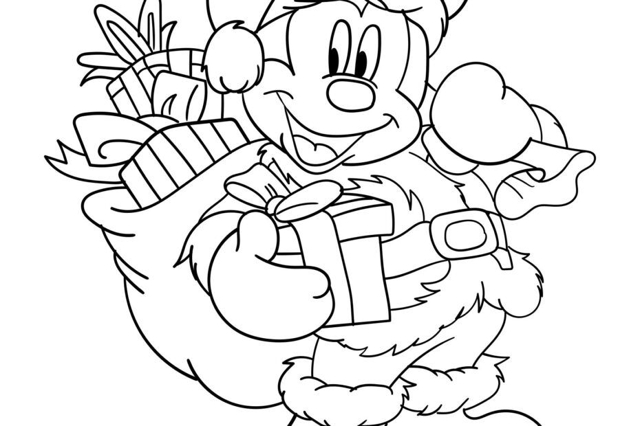 Christmas Coloring Sheets Disney 10 Free PDF Printables Printablee