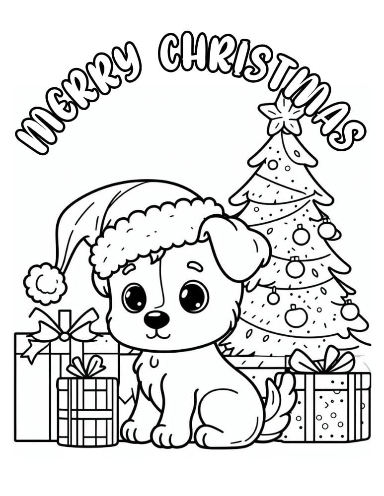 christmas colouring page printable christmas colouring page printable