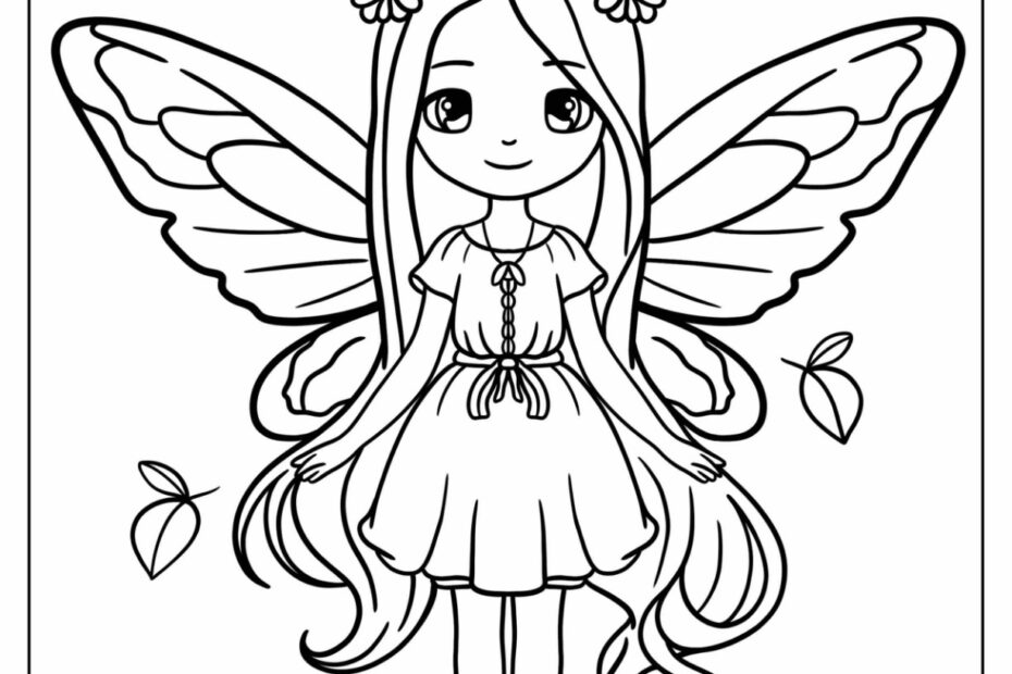 Christmas Fairy Coloring Pages Coloring Nation