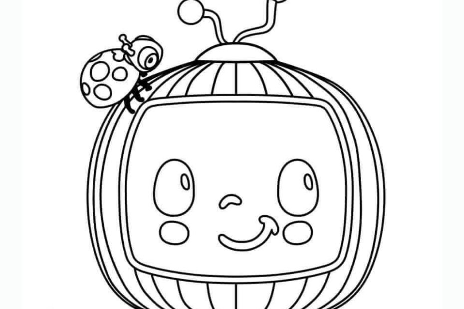 Cocomelon Coloring Page Printable