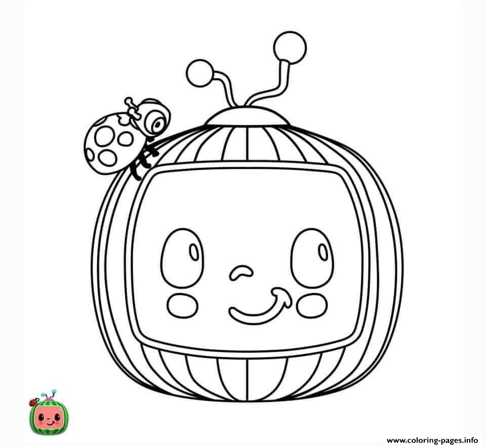 Cocomelon Coloring Page Printable Cocomelon Coloring Page Printable