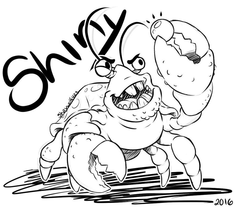 Moana Crab Coloring Pages Printable Moana Crab Coloring Pages Printable