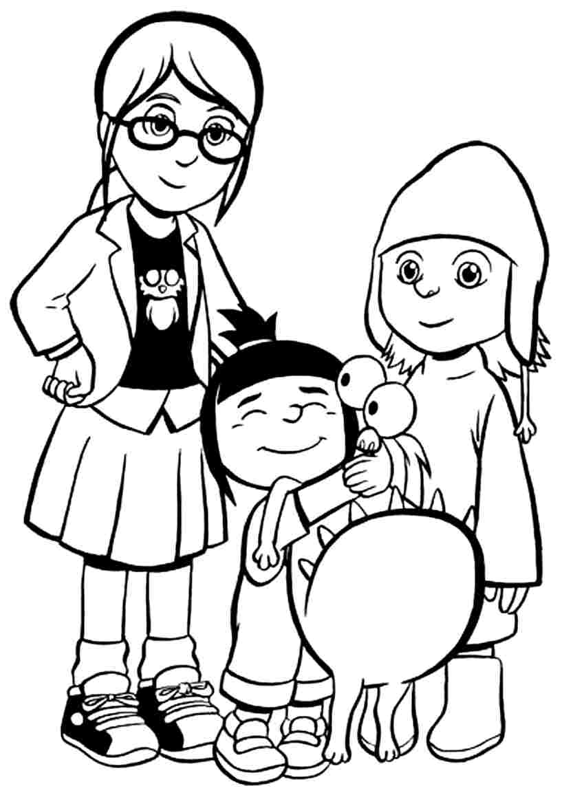 Collection Of Despicable Me Coloring Pages Free Printable Collection Of Despicable Me Coloring Pages Free Printable