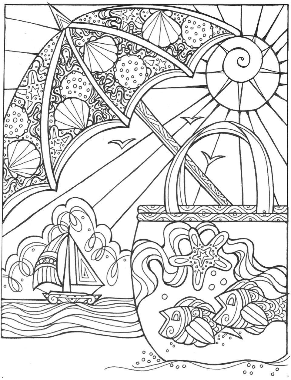 Collection Of Printable Summer Coloring Pages Free Printable Collection Of Printable Summer Coloring Pages Free Printable