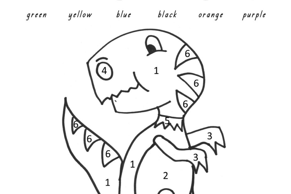 Color By Numbers Sheets Printable Activity Shelter