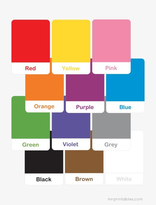 Color Flash Cards For Learning Mr Printables Color Flash Cards For Learning Mr Printables