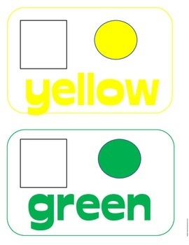 Color Matching Flash Cards By Smiles Giggles And Learning TpT Color Matching Flash Cards By Smiles Giggles And Learning TpT