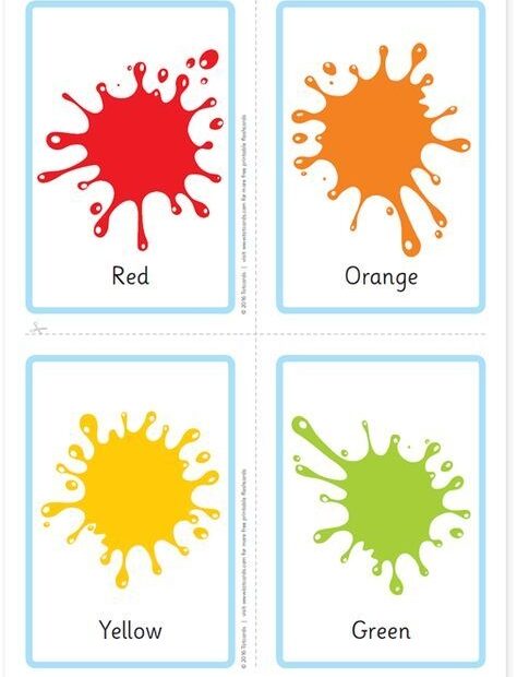 Color Word Flashcards Free Printable Letter Blends Topazbtowner
