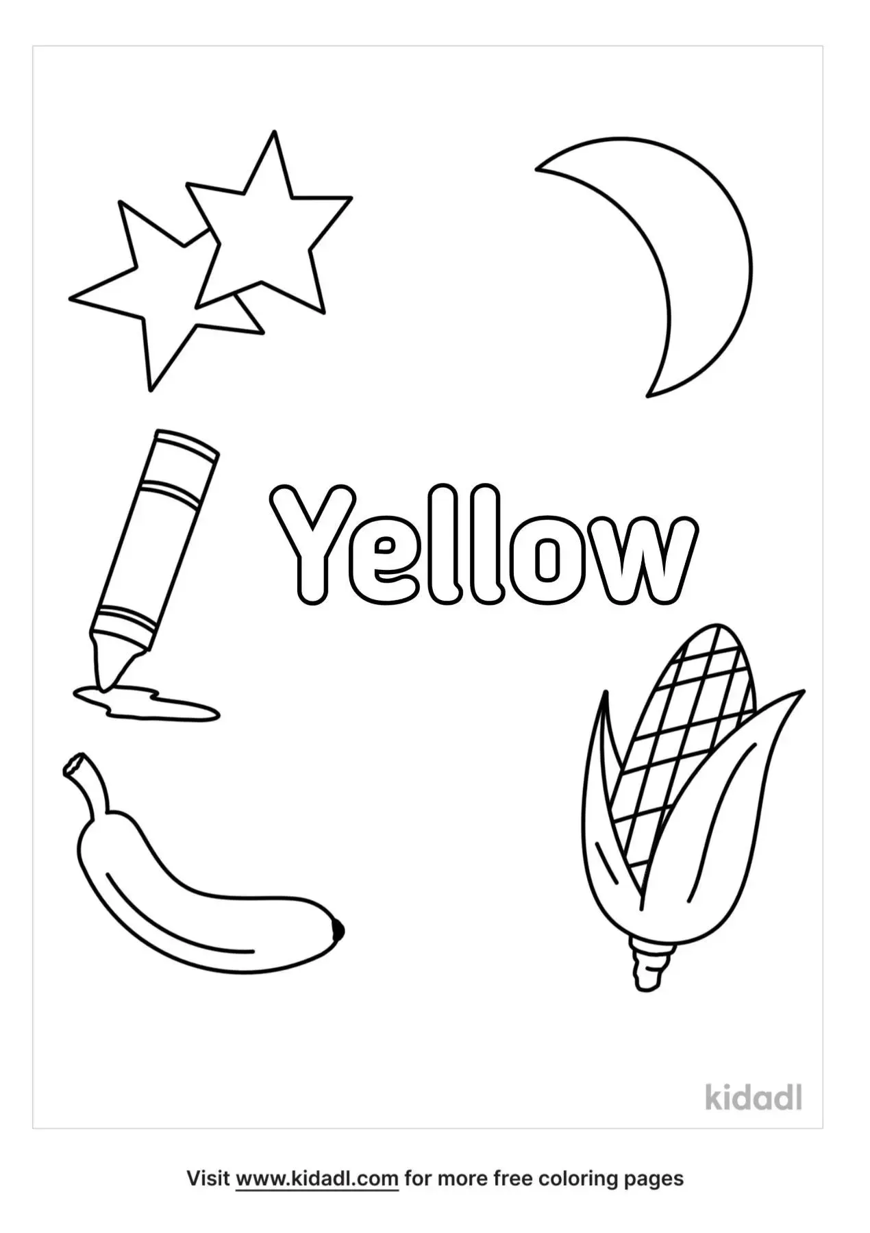 Color Yellow Coloring Sheet Coloring Pages Color Yellow Coloring Sheet Coloring Pages