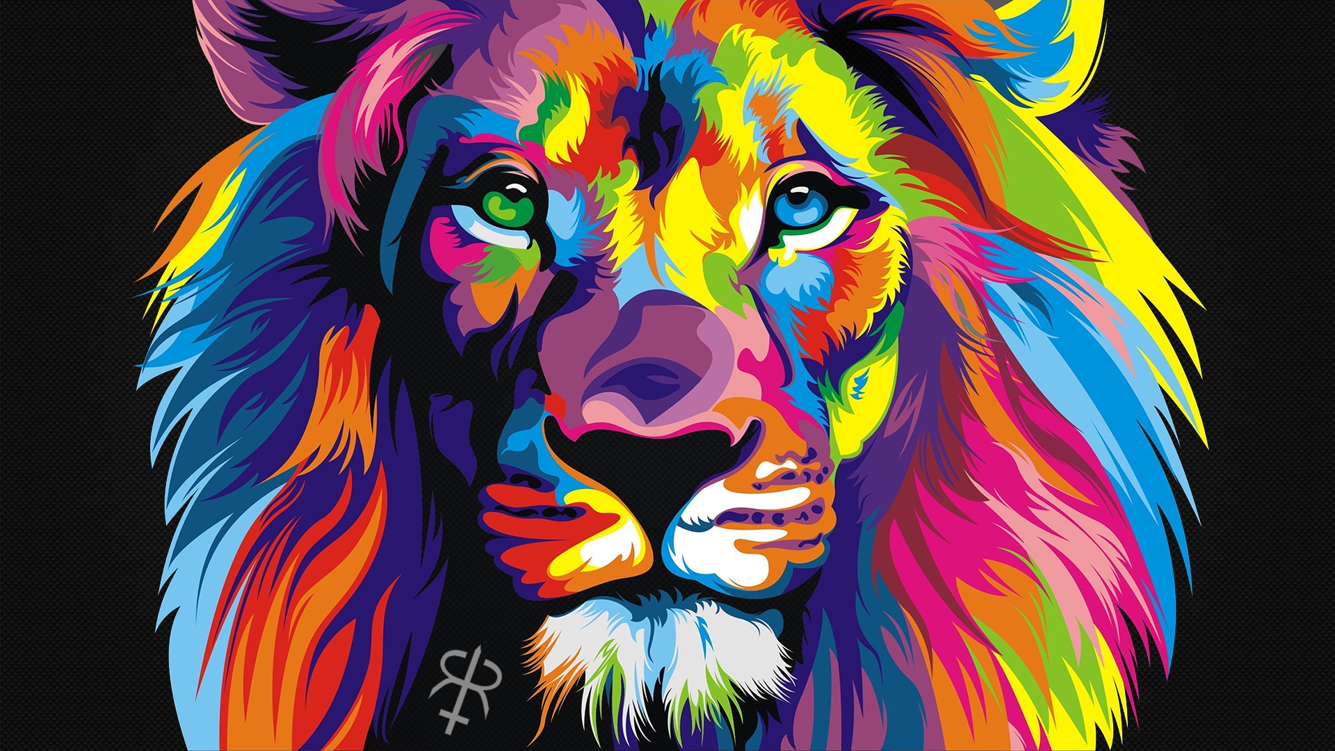 Colorful Animals Lion Wallpapers HD Desktop And Mobile Backgrounds Colorful Animals Lion Wallpapers HD Desktop And Mobile Backgrounds
