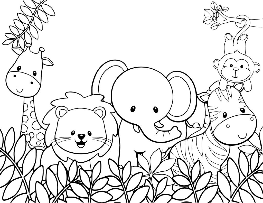 Coloring Animal Printable Coloring Animal Printable