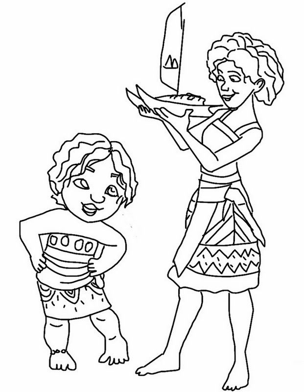 Coloring Page Moana 2 Simea Loto 6 Coloring Page Moana 2 Simea Loto 6