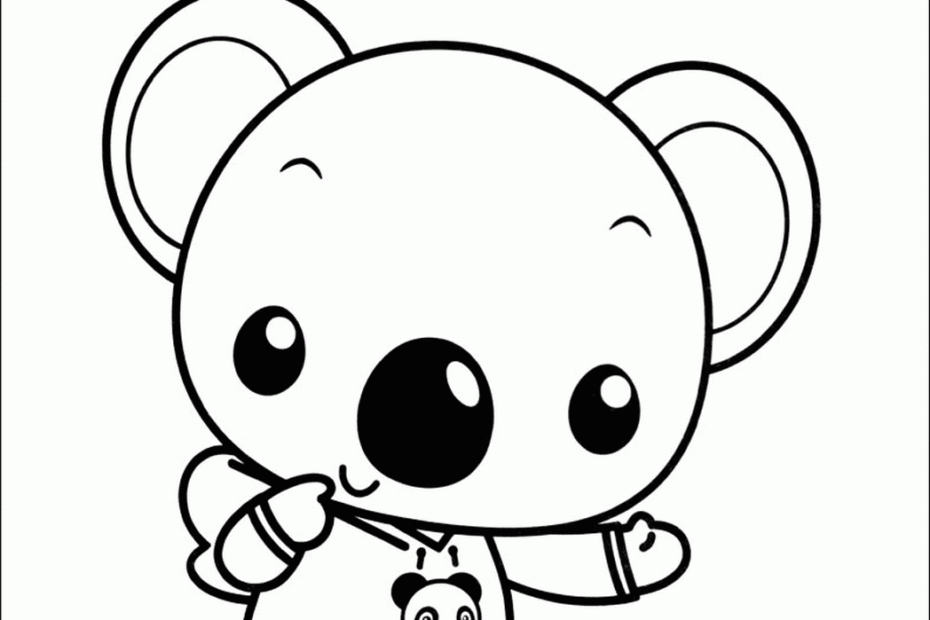 Coloring Pages Cute Baby Animals Coloring Home