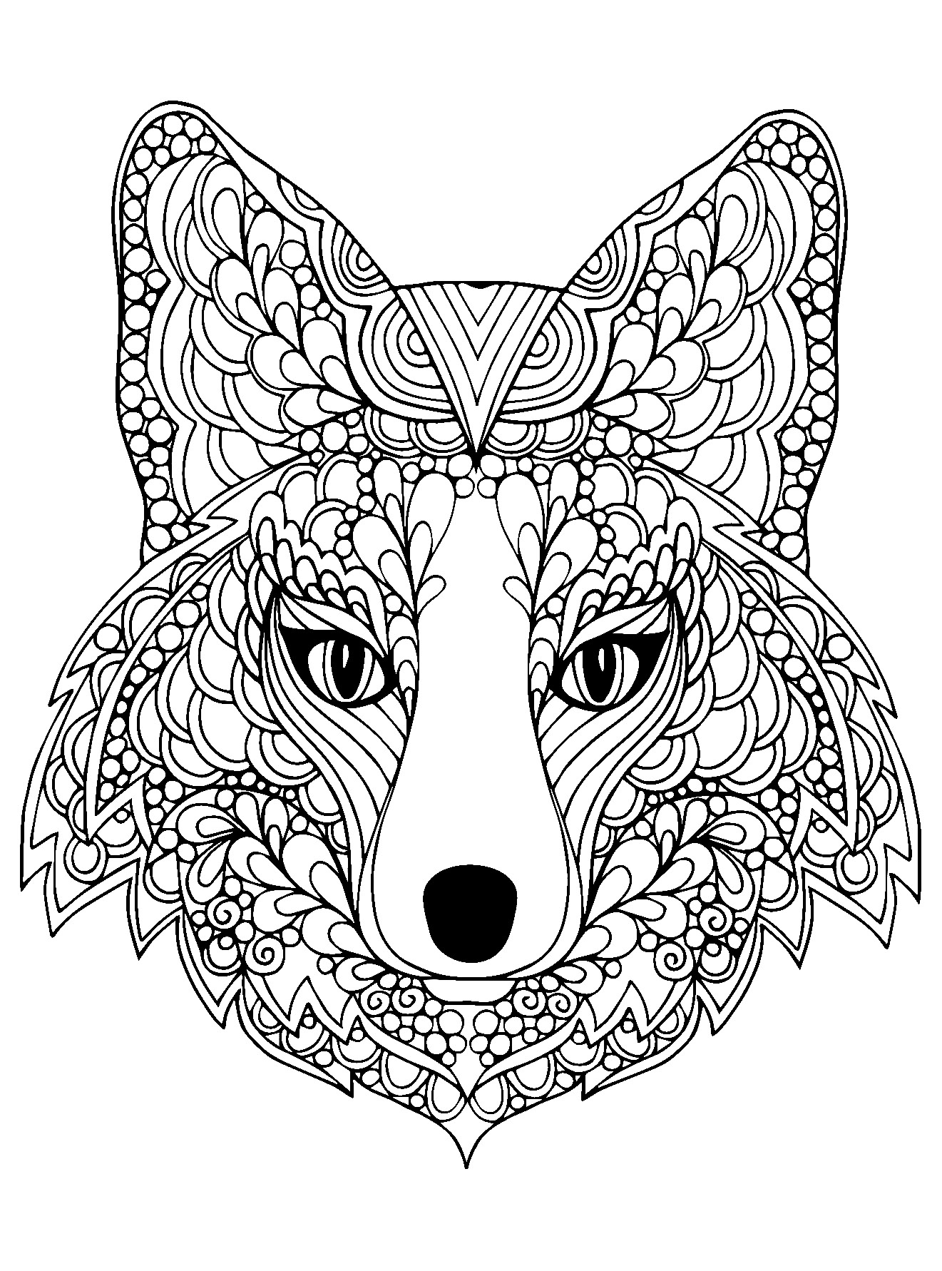 Coloring Pages Detailed Animals Coloring Pages Detailed Animals