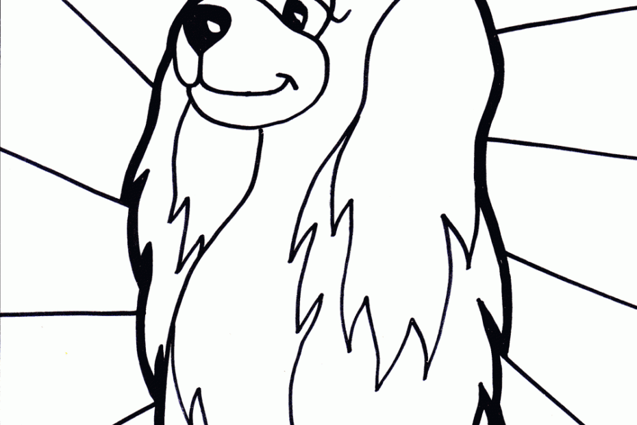 Coloring Pages Fluffy Dogs Coloring Home