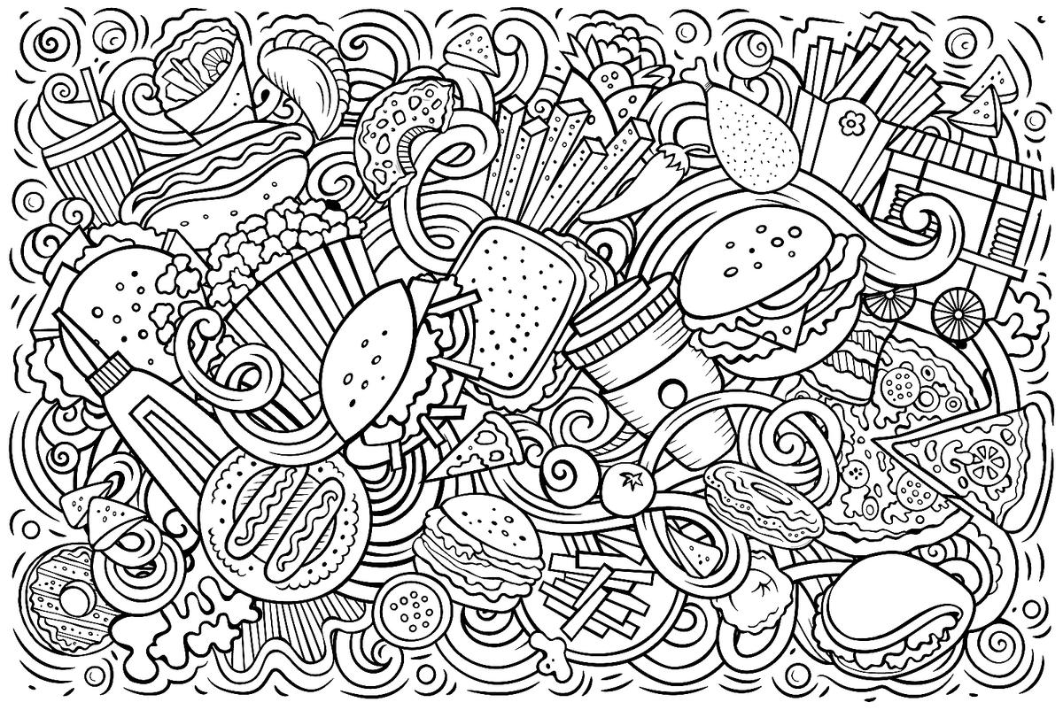 Coloring Pages Food Coloring Pages Coloring Pages Food Coloring Pages