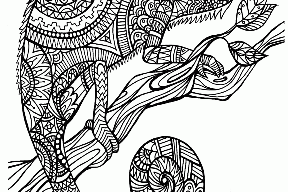 Coloring Pages For Adults Animals Coloring Home