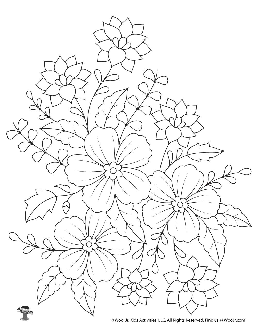 free flowers coloring drawing online free flowers coloring drawing online