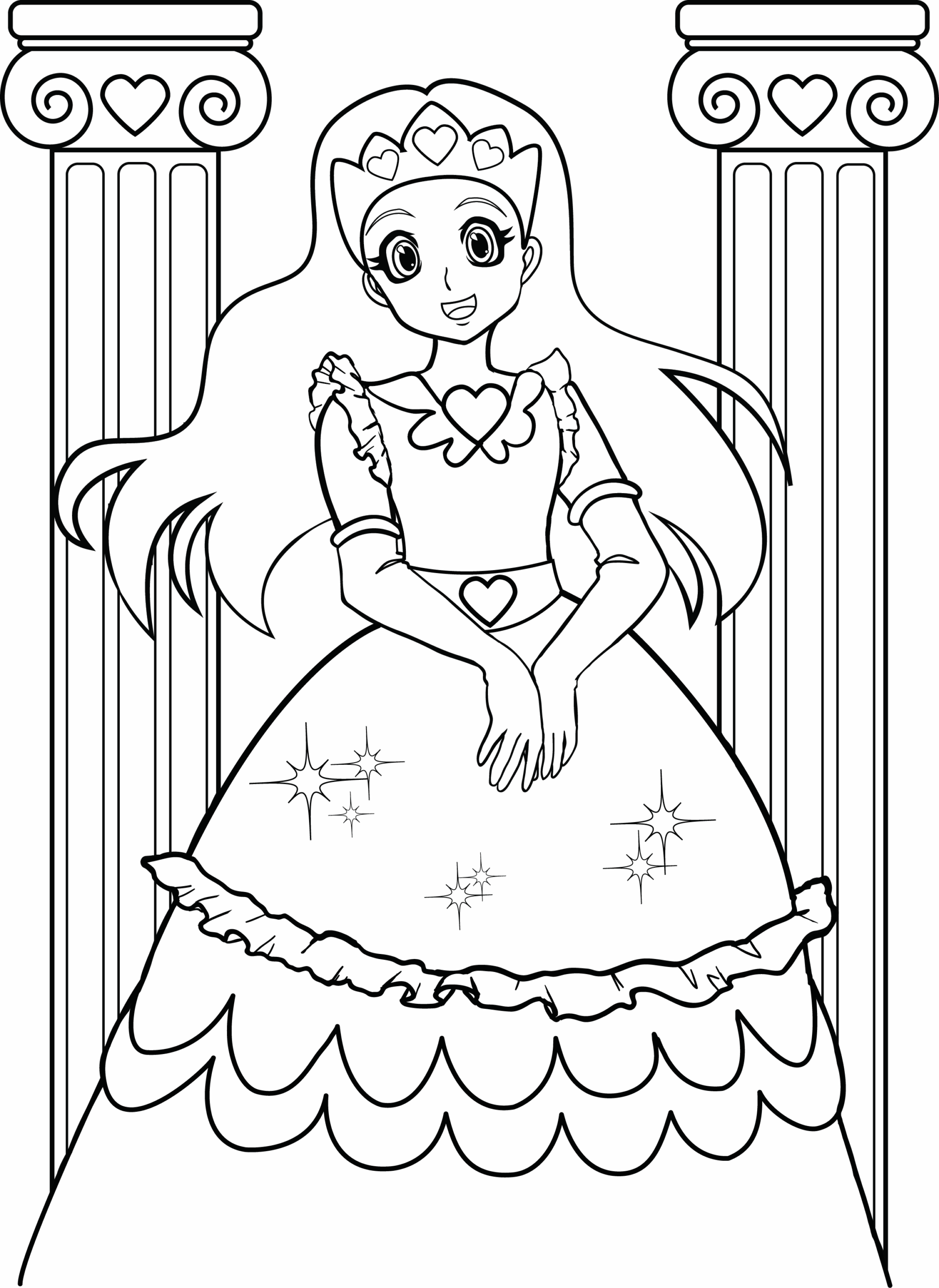 Coloring Pages For Girls 7 Coloringkids Coloring Pages For Girls 7 Coloringkids