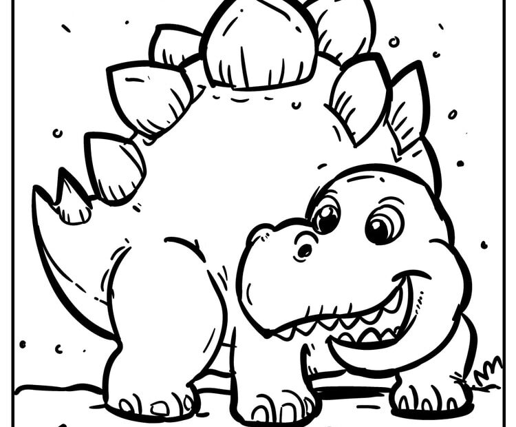 Coloring Pages I Heart Crafty Things Dinosaur Coloring 57 OFF