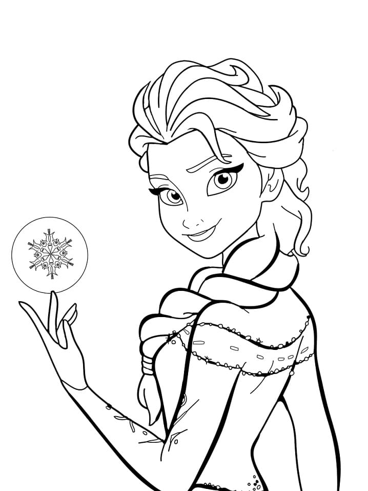 Elsa printable coloring pages free Elsa printable coloring pages free