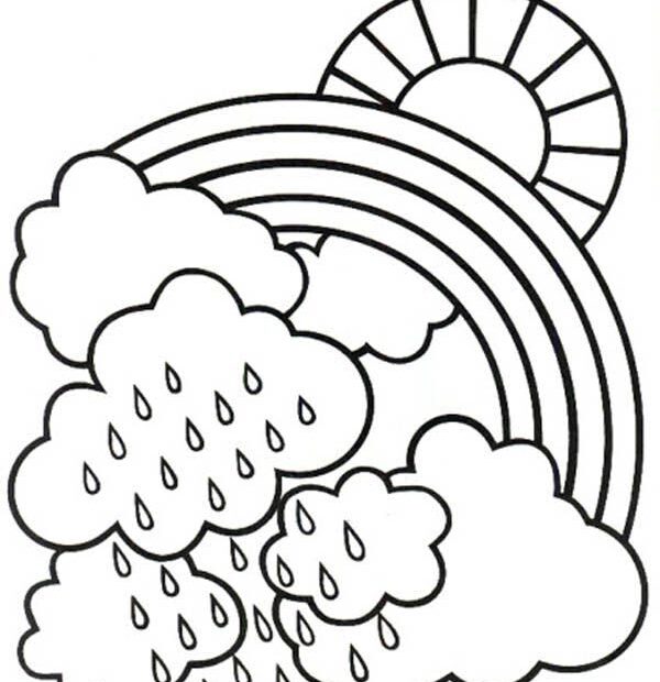 Coloring Pages Rainy Day Coloring Home