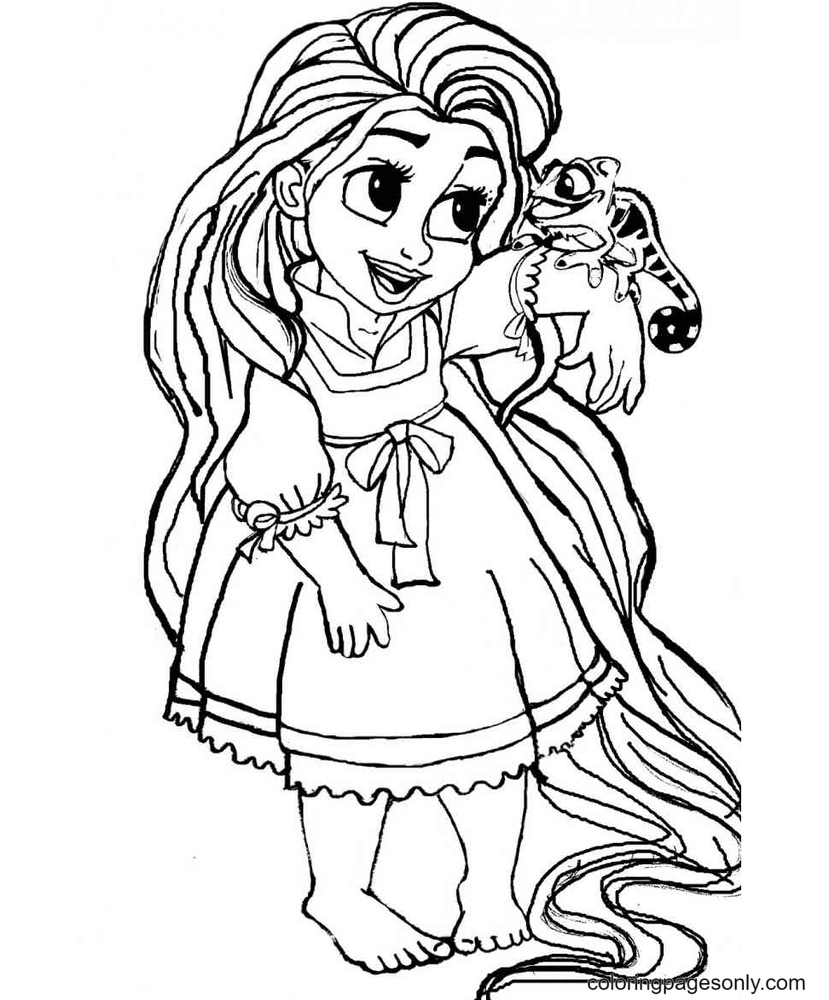 Coloring Pages Rapunzel Barbie Rapunzel Coloring Pages Coloring Pages 