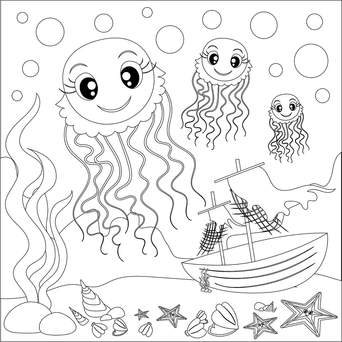 Coloring Pages Sea Creatures Coloring Pages Sea Creatures