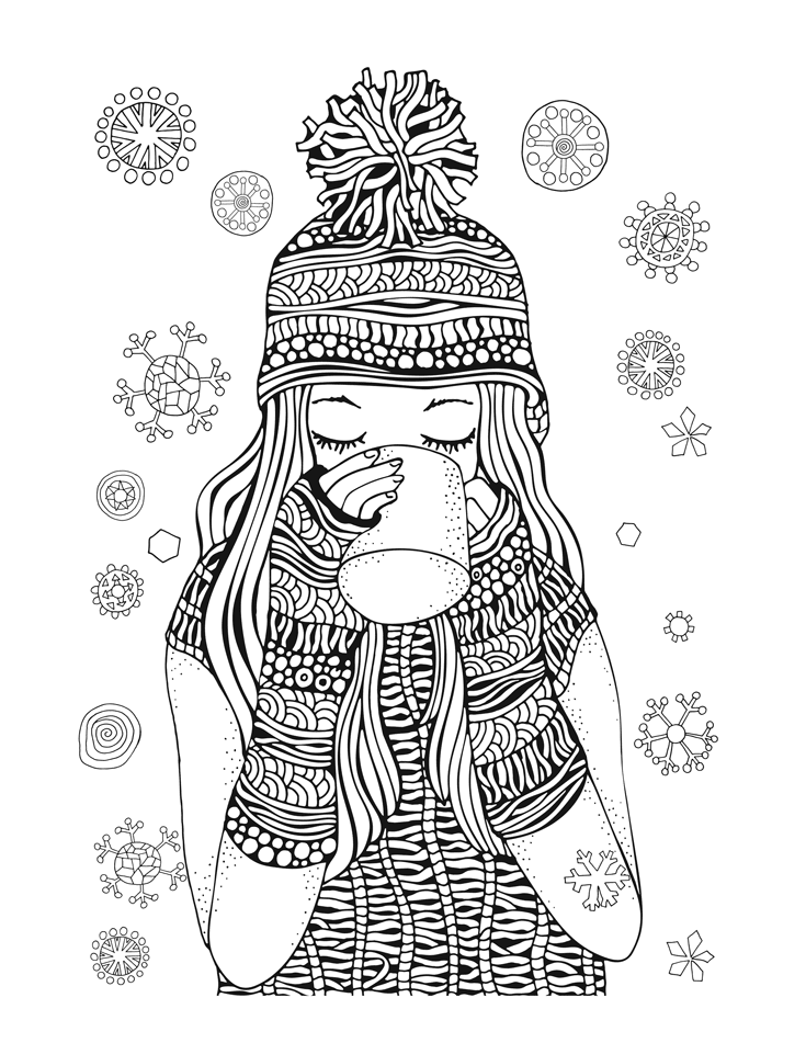 Coloring Pages Winter Real Looking Printable Book For Kids Coloring Pages Winter Real Looking Printable Book For Kids